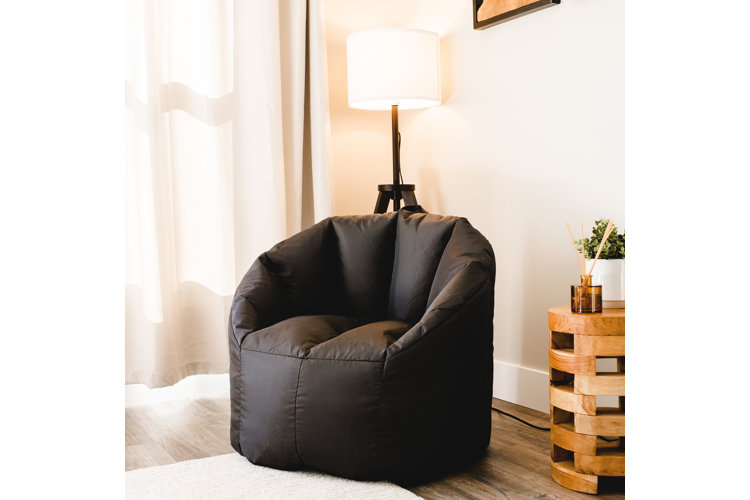 Black bean bag chair hot sale